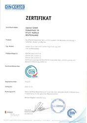 CER SICCUS SPORT SYS MECH DIN CERTCO 7F353-F DE DE 1030922